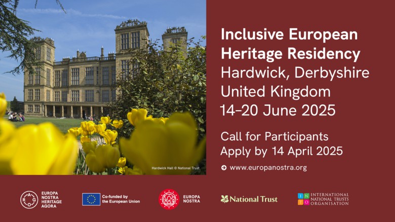 Convocatoria abierta para la Residencia de Patrimonio Europeo Inclusivo 2025 en Hardwick, Reino Unido