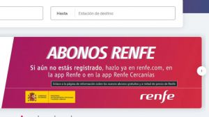 Renfe emite más de 5 millones de abonos gratuitos de Cercanías, Media Distancia y Rodalies